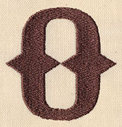 Steampunk Letter O - Lowercase