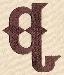 Steampunk Letter Q - Lowercase