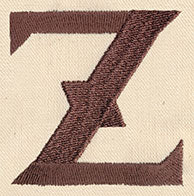 Steampunk Letter Z - Lowercase