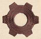 Steampunk Punctuation - Asterisk