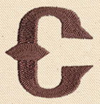 Steampunk Letter C - Lowercase