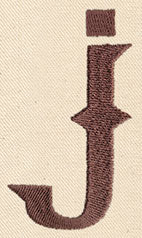 Steampunk Letter J - Lowercase