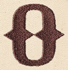 Steampunk Letter O - Lowercase