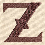 Steampunk Letter Z - Lowercase