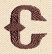 Steampunk Letter C - Lowercase