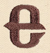 Steampunk Letter E - Lowercase