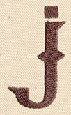 Steampunk Letter J - Lowercase