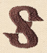 Steampunk Letter S - Lowercase