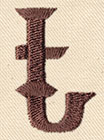 Steampunk Letter T - Lowercase