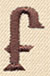 Steampunk Letter F - Lowercase