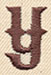 Steampunk Letter Y - Lowercase