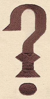 Steampunk Punctuation - Question Mark