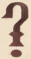 Steampunk Punctuation - Question Mark