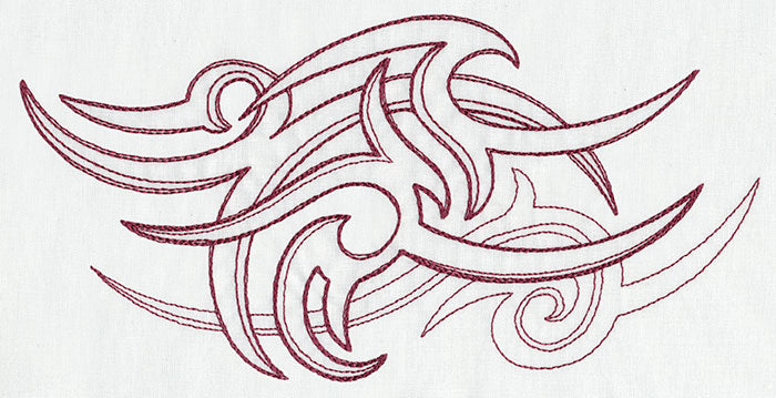 Lucky 7 Tribal Swirl