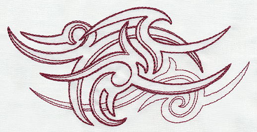 Lucky 7 Tribal Swirl