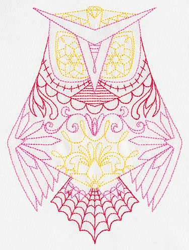 Dia de los Muertos Owl