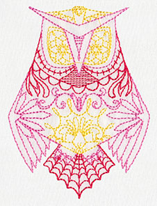 Dia de los Muertos Owl