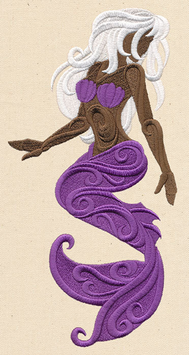 Mermaid in Swirls