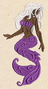 Mermaid in Swirls