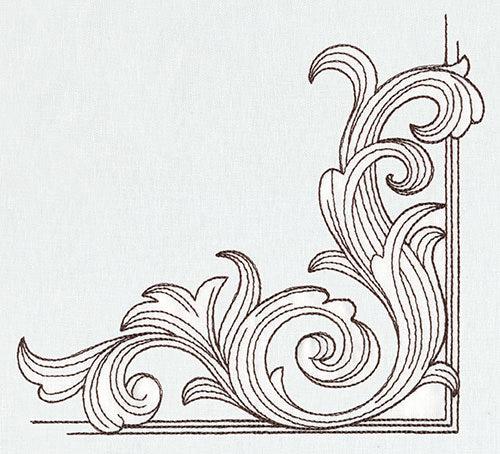 Miniature Menagerie Engraved Corner