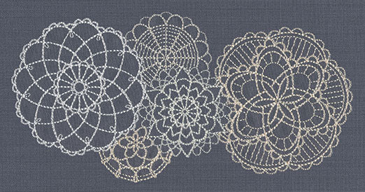Delicate Medallions Border