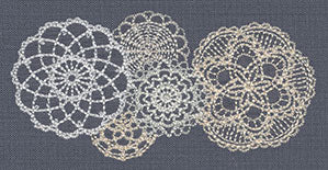 Delicate Medallions Border