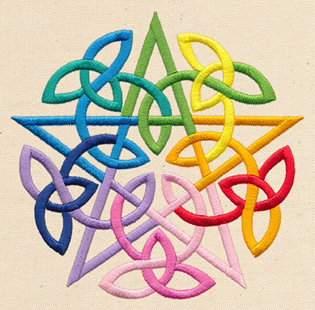 Rainbow Pentacle