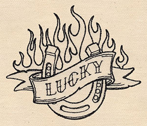 Thread Tattoos - Lucky Horseshoe