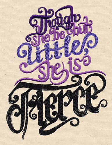 Though She Be But Little