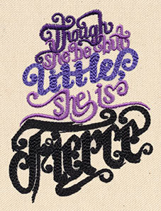 Though She Be But Little