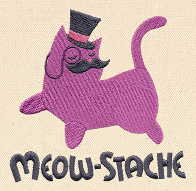 Meow-stache