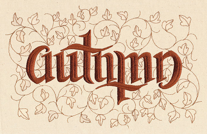 Autumn Ambigram
