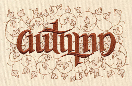 Autumn Ambigram