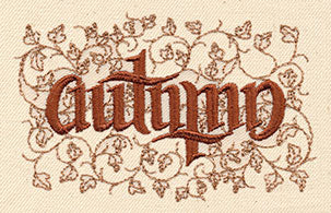 Autumn Ambigram