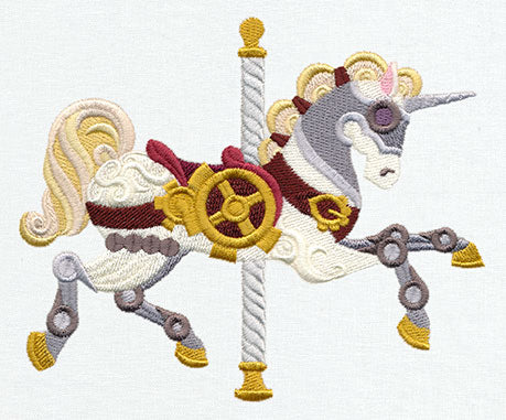 Steampunk Carousel - Unicorn