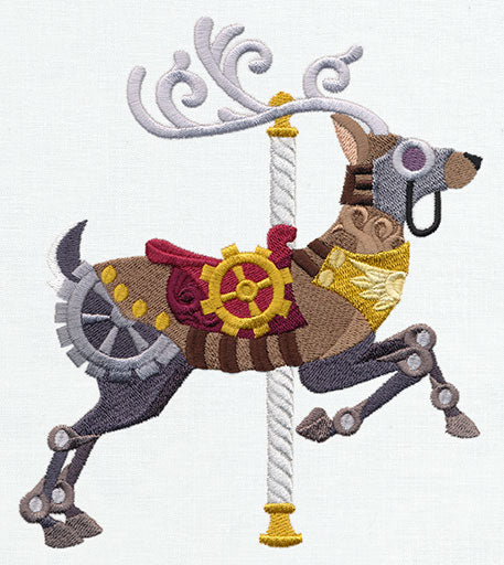 Steampunk Carousel - Deer