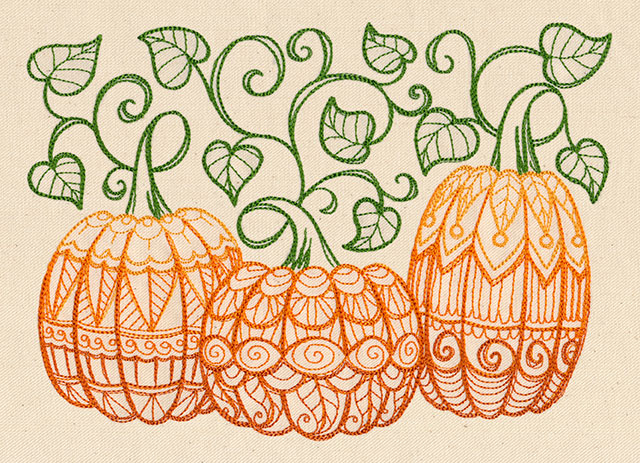 Patterned Pumpkins
