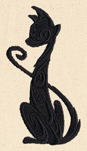 Sassy Cat Silhouette