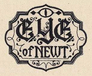 Eye of Newt Apothecary Label