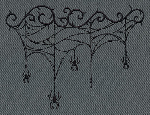 Gothic Gala - Cobweb Drape