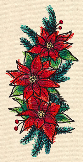 Painted Poinsettias