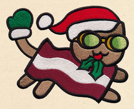 Steampunk Christmas Bacon Cat