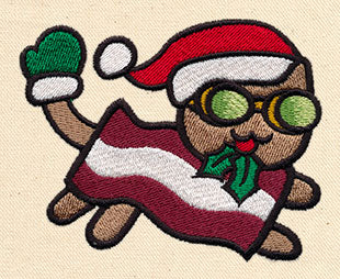 Steampunk Christmas Bacon Cat