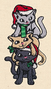 Vintage Christmas Kittens