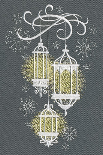 Lanterns in the Snow