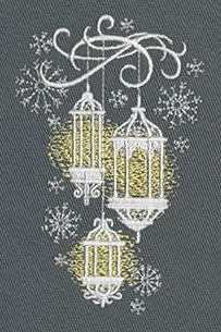 Lanterns in the Snow