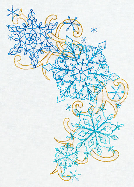 Delicate December - Snowflakes
