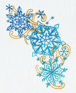 Delicate December - Snowflakes