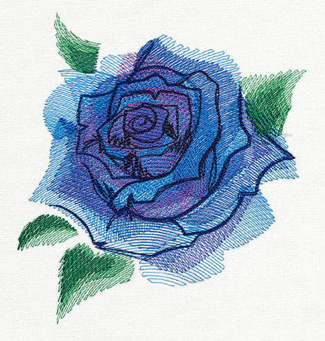 Painted Rose Bloom
