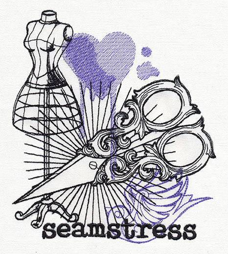 Seamstress Collage